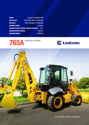 Buldoexcavatoare Liugong 765A 