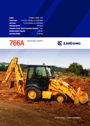 Buldoexcavatoare Liugong 766A 