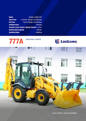 Buldoexcavatoare Liugong 777A 