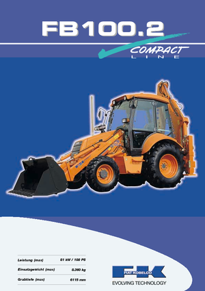 Buldoexcavatoare Fiat Kobelco FB 100.2