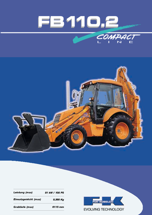 Buldoexcavatoare Fiat Kobelco FB 110.2