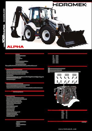 Buldoexcavatoare Hidromek HMK 102 S Alpha