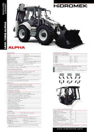 Buldoexcavatoare Hidromek HMK 102 S Alpha