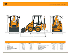 Buldoexcavatoare JCB 1CX 8FT