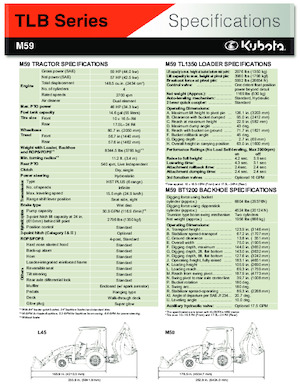 Buldoexcavatoare Kubota M 59