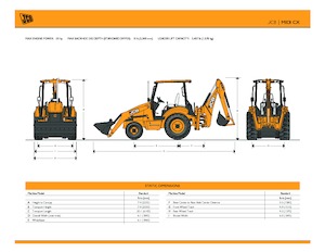 Buldoexcavatoare JCB Midi CX