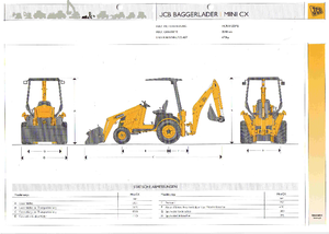 Buldoexcavatoare JCB Mini CX