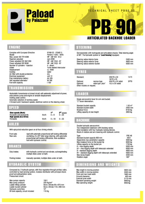 Buldoexcavatoare Palazzani PB 90.3^