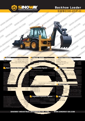 Buldoexcavatoare Sinoway SWBC30-25F 