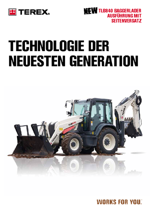 Buldoexcavatoare Terex TLB 840