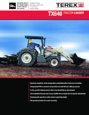 Buldoexcavatoare Terex TX640