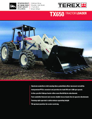 Buldoexcavatoare Terex TX650