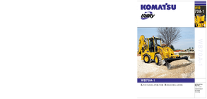Buldoexcavatoare Komatsu WB70A-1