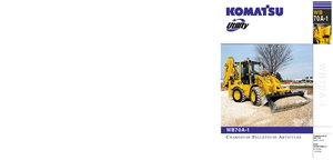Buldoexcavatoare Komatsu WB70A-1