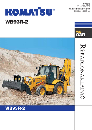 Buldoexcavatoare Komatsu WB93R-2