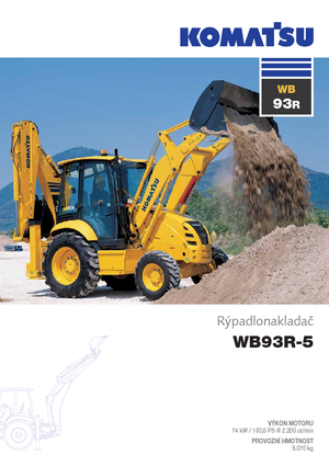 Buldoexcavatoare Komatsu WB93R-5E0