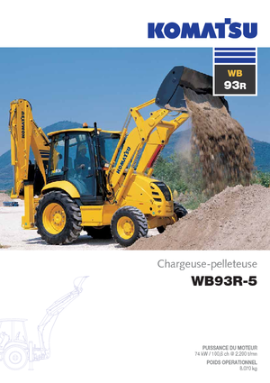 Buldoexcavatoare Komatsu WB93R-5E0