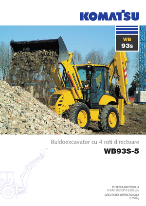 Buldoexcavatoare Komatsu WB93S-5E0