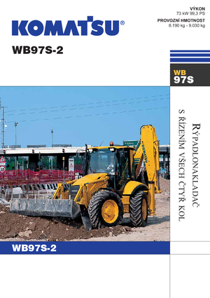 Buldoexcavatoare Komatsu WB97S-2