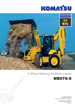 Buldoexcavatoare Komatsu WB97S-5E0