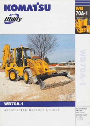 Buldoexcavatoare Komatsu WB70A-1