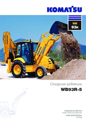 Buldoexcavatoare Komatsu WB93R-5 