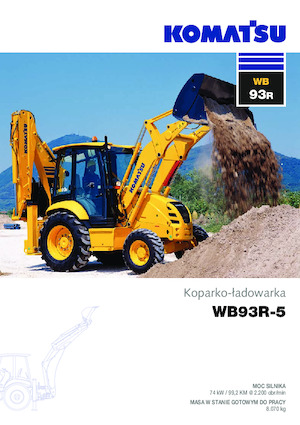 Buldoexcavatoare Komatsu WB93R-5 