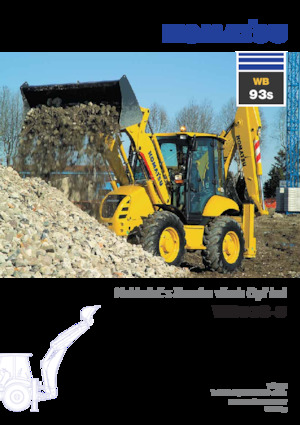 Buldoexcavatoare Komatsu WB93S-5 