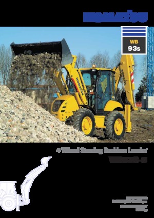 Buldoexcavatoare Komatsu WB93S-5 