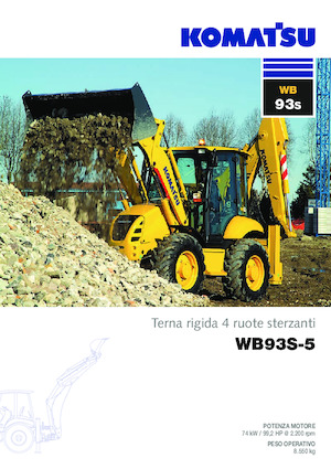 Buldoexcavatoare Komatsu WB93S-5 