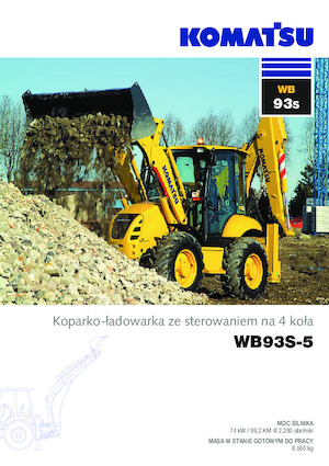 Buldoexcavatoare Komatsu WB93S-5 