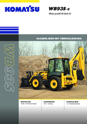 Buldoexcavatoare Komatsu WB93S-8