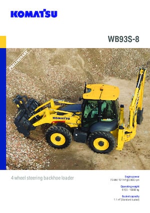 Buldoexcavatoare Komatsu WB93S-8E0