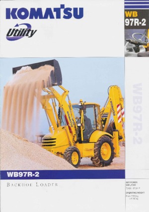 Buldoexcavatoare Komatsu WB97R-2