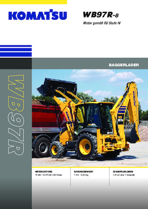 Buldoexcavatoare Komatsu WB97R-8E0