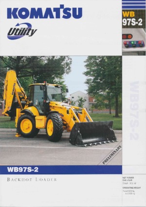 Buldoexcavatoare Komatsu WB97S-2