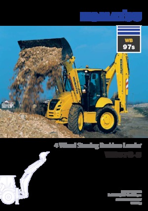 Buldoexcavatoare Komatsu WB97S-5 