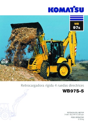 Buldoexcavatoare Komatsu WB97S-5 