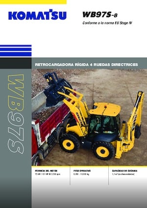 Buldoexcavatoare Komatsu WB97S-8E0