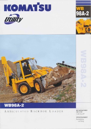 Buldoexcavatoare Komatsu WB98A-2