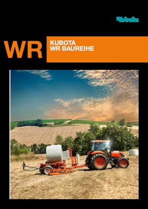 Înfoliatoare de baloți Kubota WR1850 C 