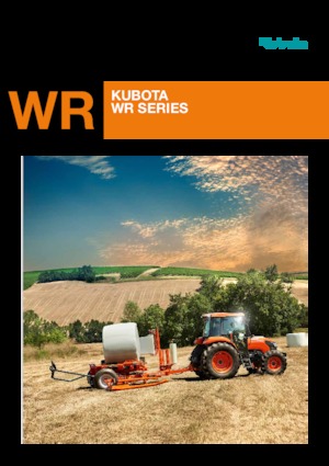 Înfoliatoare de baloți Kubota WR1850 C 