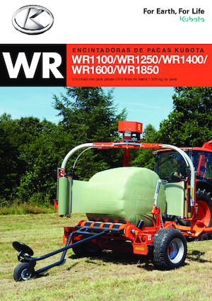 Înfoliatoare de baloți Kubota WR1850 C 