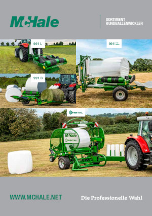 Înfoliatoare de baloți McHale 991 TBER