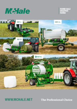 Înfoliatoare de baloți McHale 991 TBER