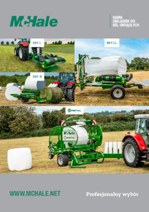 Înfoliatoare de baloți McHale 991 TBER