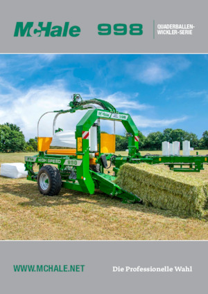 Înfoliatoare de baloți McHale 998 High Speed