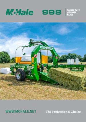 Înfoliatoare de baloți McHale 998 High Speed