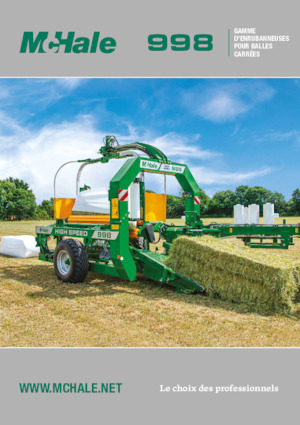 Înfoliatoare de baloți McHale 998 High Speed