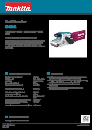 Mașini de șlefuit cu bandă Makita 9404